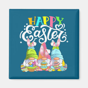Gnom Ostern Umarme Ei Hase Gnom Frühling Gnomies H Magnet
