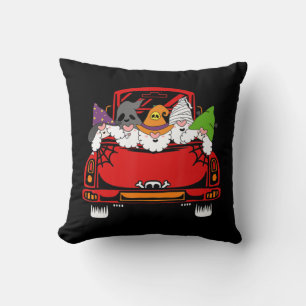 Gnom Reitet Auto Faules Halloween-Kostüm Geist Hex Kissen