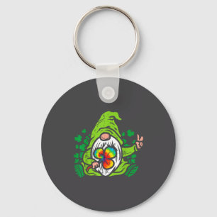 Gnom Tie Dye Kleeblatt St Patricks Day Hipe Schlüsselanhänger