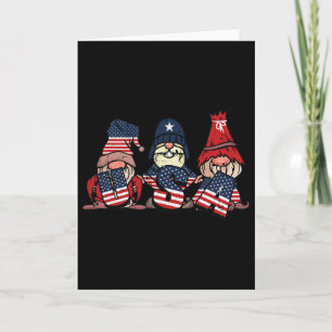 Gnom Usa 4. Juli Süße amerikanische Flagge Unabhän Karte