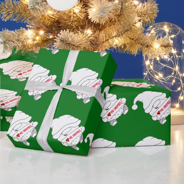 Gnom Weihnachten Geschenkpapier (Feiertage)
