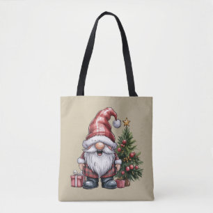 Gnom Weihnachten Winterzeit Gnomes Liebhaber Urlau Tasche