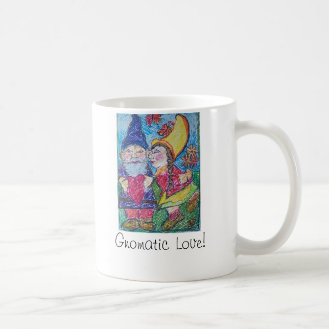Gnomatic Liebe! Kaffeetasse (Rechts)