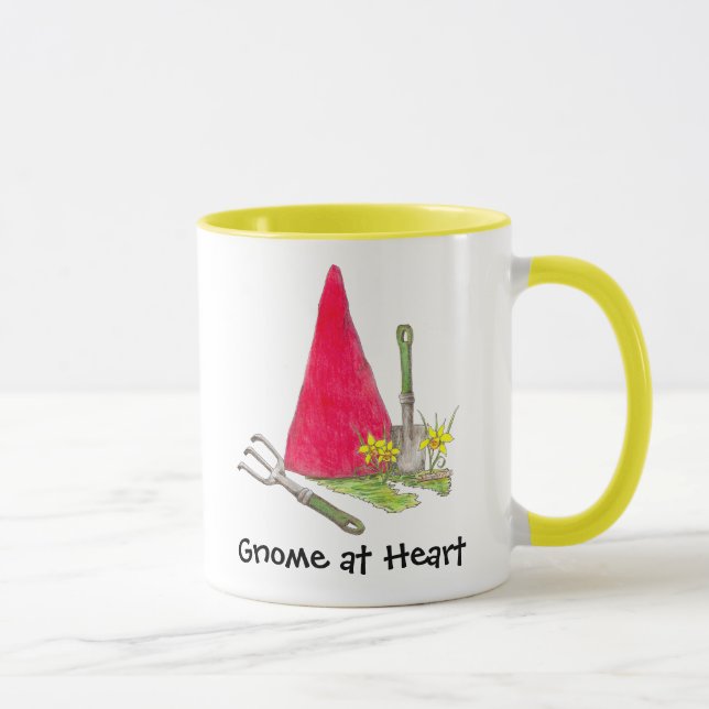 Gnome am Herzen Tasse (Rechts)