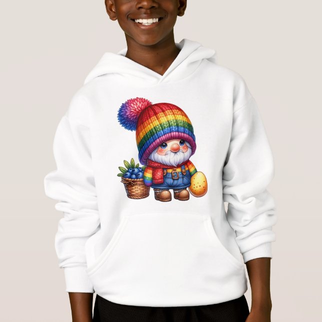 Gnome Ansammlung Kartoffeln und BlackBerry Hoodie (Vorderseite)