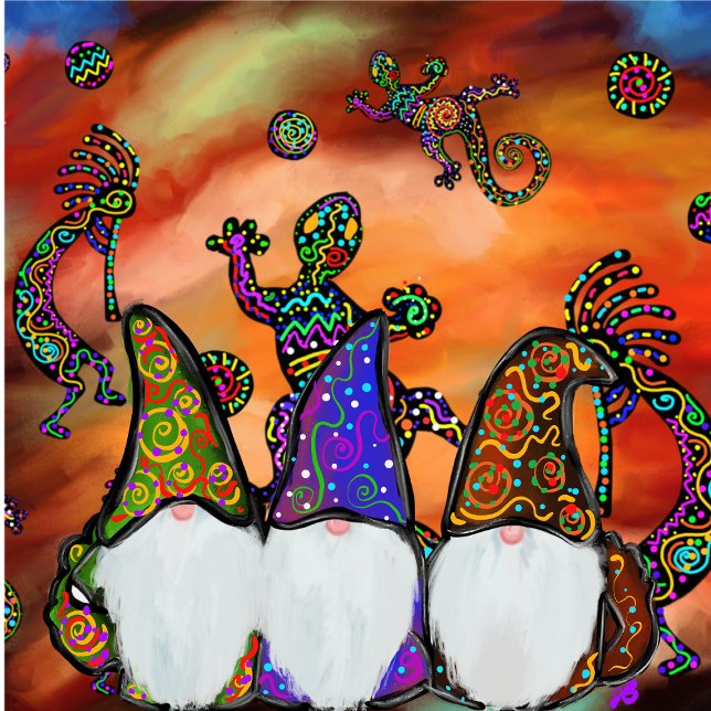 Gnome Art Postkarte (Von Creator hochgeladen)