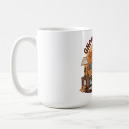 Gnome auf der Zuhause, saisonale Kürbiskonstruktio Kaffeetasse