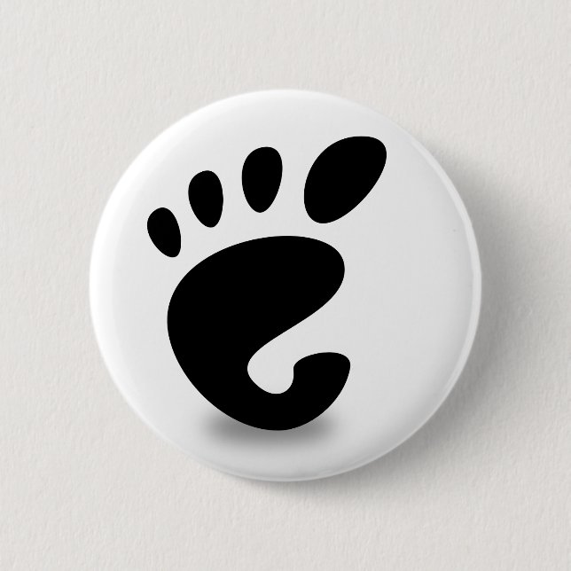 Gnome bald button (Vorderseite)
