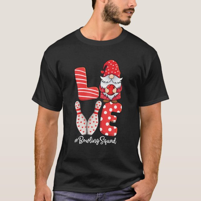 Gnome Bowling Ball T-Shirt (Vorderseite)
