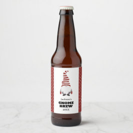 Gnome Brew Holiday Bierflaschenetikett