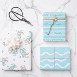 Gnome Bunny like You Osterfest Geschenkpapier Set