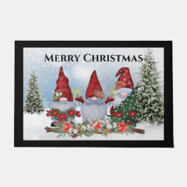 Gnome Christmas Doormat Door Mat Fußmatte