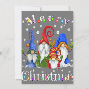 Gnome Christmas Pajamas - Garden Gnome Merry Chris Einladung