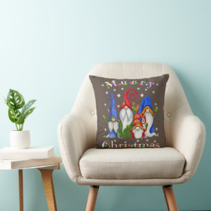 Gnome Christmas Pajamas - Garden Gnome Merry Chris Kissen