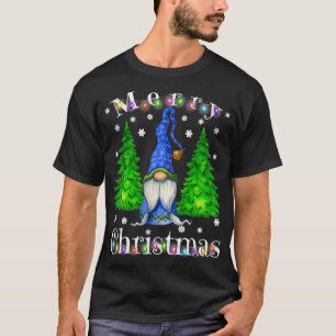 Gnome Christmas Pajamas Garden Gnome Merry Christ T-Shirt