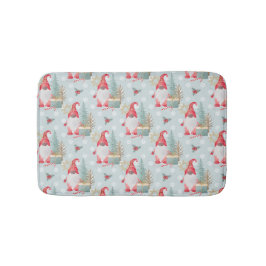 Gnome Christmas Pattern Badematte