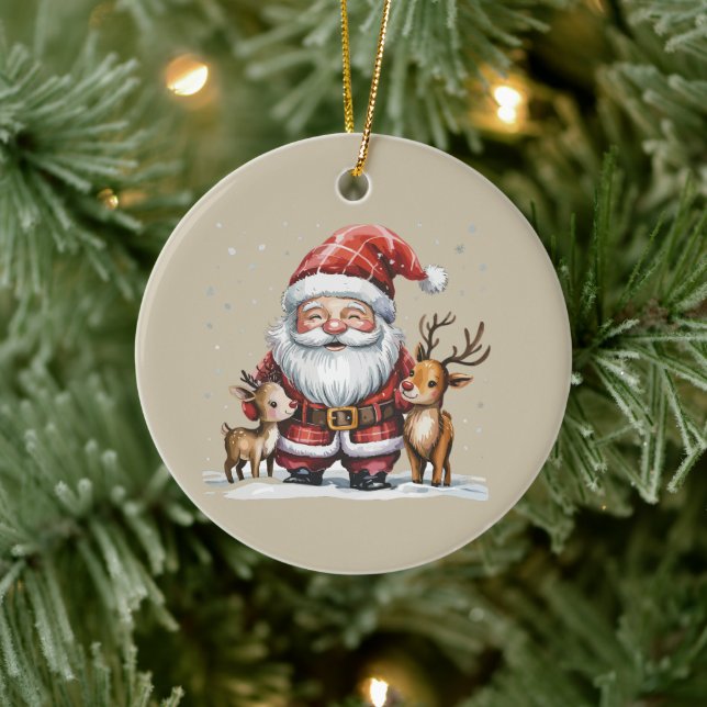 Gnome Christmas Winter Season Gnomes Lover Holiday Keramik Ornament (Baum)