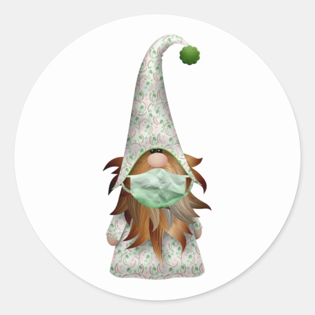 Gnome Covid 19 Aufkleber (Vorderseite)