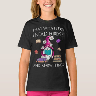 Gnome Das, was ich mache, ich lese und weiß, was i T-Shirt