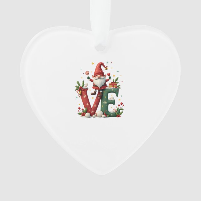 Gnome de Noël AMOUR (devant)