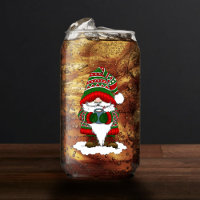Gnome de Noël Cosy Rouge Vert Hiver Mignon