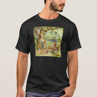 Gnome, Elfen und Fairies im magischen Wald T-Shirt