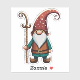 GNOME-Explorer mit Walking Cane Aufkleber
