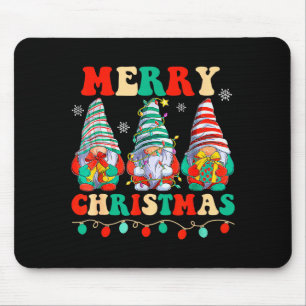 Gnome-Familie Frohe Weihnachten Xmas-Pyjamas Süß Mousepad