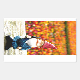 Gnome Field Rechteckiger Aufkleber