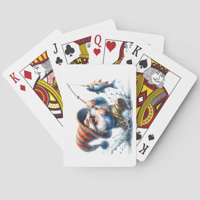 Gnome Fishing Cards Spielkarten (Rückseite)