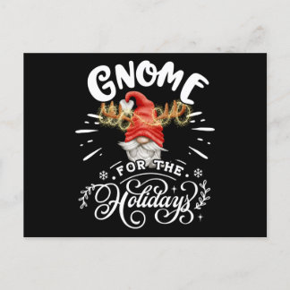 Gnome For The Holidays Christmas Gnome Postkarte