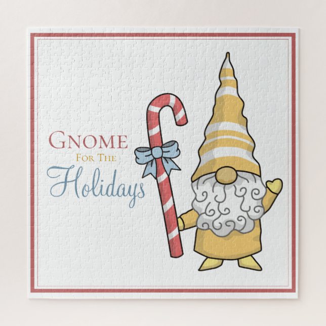 Gnome For The Holidays Festive Christmas XMas (Vertikal)