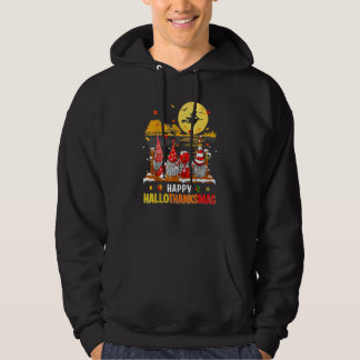 Gnome frohes Hallothanksmas Halloween Erntedankfes Hoodie