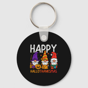 Gnome frohes Hallothanksmas Halloween Erntedankfes Schlüsselanhänger