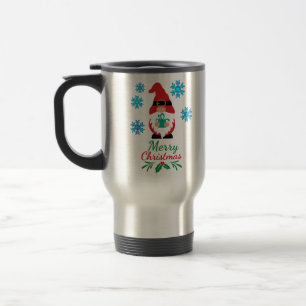 Gnome fröhliche Weihnachten Reisebecher