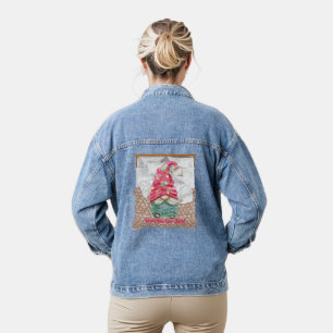 Gnome für Bed Unicorn Hat Floral PJs Frauen Jeansjacke