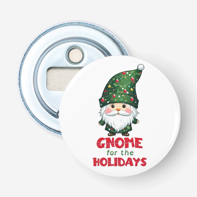 Gnome für den Urlaub Funny & Adorge Weihnachten Flaschenöffner (Vorderseite)