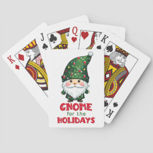 Gnome für den Urlaub Funny & Adorge Weihnachten Spielkarten
