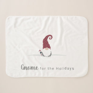 Gnome für Holidays skandinavisches Design Sherpadecke