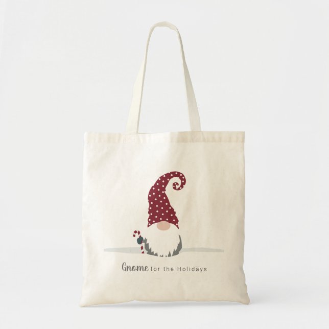 Gnome für Holidays skandinavisches Design Tragetasche (Vorne)