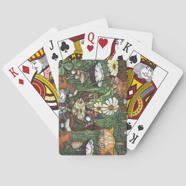 Gnome Gamers Playing Cards Deck Spielkarten (Rückseite)