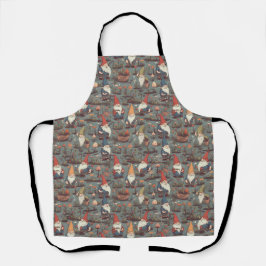 Gnome Garden All-over Print-Schürze Schürze