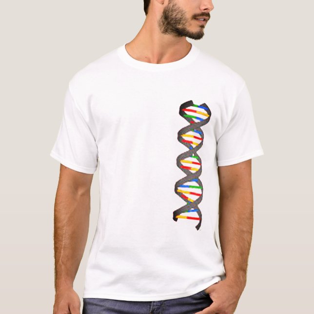 Gnome Genetik T - Shirt - DNA Garden Spaß T-Shirt (Vorderseite)