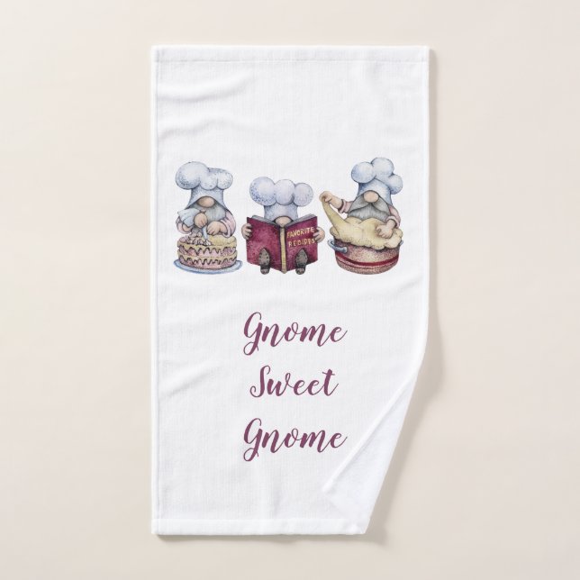 Gnome Gnome Gnome Gnome Gnome Gnome Personnalisé (Serviette à main)