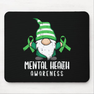 Gnome-Grünes-Schleifen-Bewusstsein für psychische Mousepad