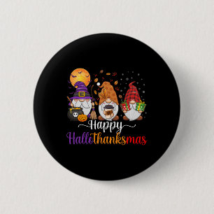 Gnome Halloween Erntedankfest Weihnachten Frohe Ha Button
