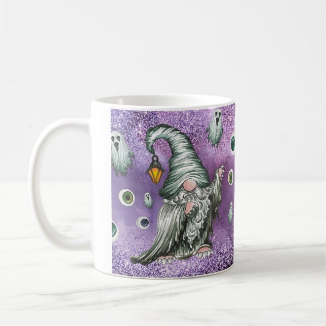 Gnome Halloween-Tasse Kaffeetasse (Links)