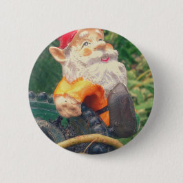 Gnome Hangs um Sukkulenten Button