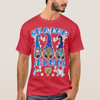 Gnome Hanukkah Funny Jewish Shalom (2) T-Shirt