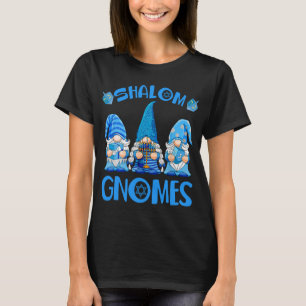 Gnome Hanukkah Funny Jewish Shalom Gnomes Chanukah T-Shirt